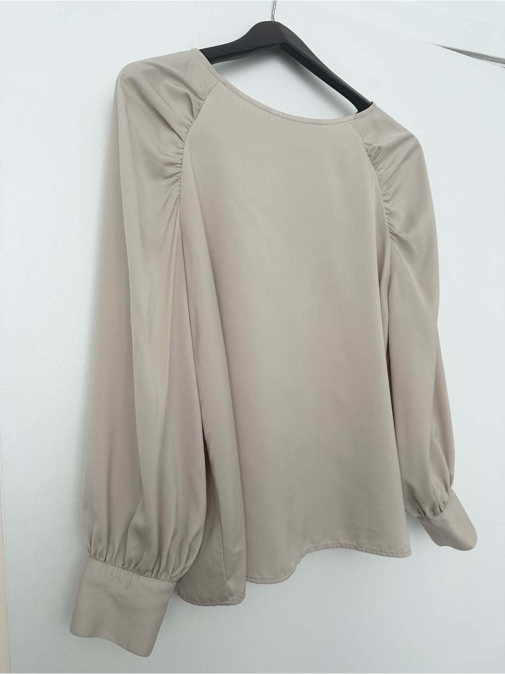Banana Republic Champagne Balloon-Sleeve Blouse